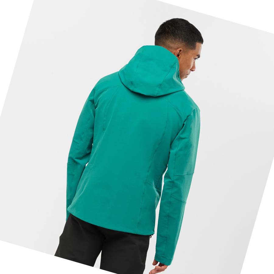 Salomon OUTPEAK SOFTSHELL Erkek Ceket Yeşil | TR 3255AHK